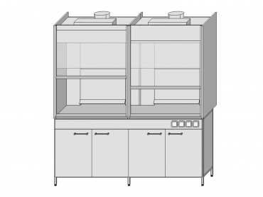 Шкаф лабораторный вытяжной ШВ-203